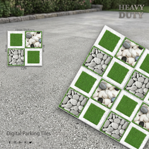 400x400mm Non-Slip Porcelain Heavy Duty Parking Rustic Ceramic 40x40cm Digital Interlocking Anti-Slip Flooring Tiles for Sale - Product Image 5