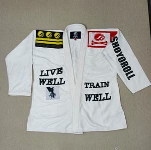 Nouveau modèle RTS, Kimono BJJ bleu, uniforme de Jiu-Jitsu brésilien, 440 GSM, 100% coton, logo personnalisé, unisexe, adulte, confortable et durable - Product Image 2