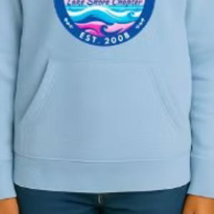 เสื้อสเวตเชิ้ตปักลายสีฟ้าอ่อนสำหรับเด็กผู้หญิง เสื้อแขนยาวลำลอง สตรีทแวร์สำหรับทุกวัน เสื้อผ้าสไตล์ไลฟ์สไตล์ที่สวมใส่สบาย - Product Image 3