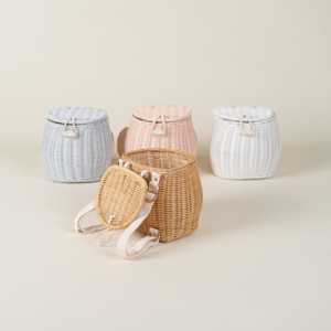 Vente en gros petit sac fait main en rotin pour enfants boîte à lunch sacs pour enfants avec tailles et couleurs personnalisées - Product Image 2