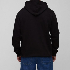 Nouveau Pull à Capuche Hiver 2026 pour Homme – Couleur Unie, Respirant, Logo Personnalisé, Style Streetwear, 100% Coton Polaire avec Poche – Vente en Gros - Product Image 2