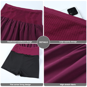 Pantalones Cortos Deportivos para Hombre, para Trail Running, de Secado Rápido, con Forro, Anti-Brillo, para Fitness, Running Profesional, Entrenamiento de Maratón, con Bolsillo en la Cintura - Product Image 5