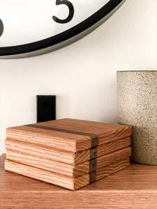 Natural Grain Wooden <b>Drink</b> <b>Coasters</b> - Product Image 3