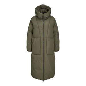 Veste matelassée personnalisée pour femme, collection hiver 2026, haute qualité, avec capuche, en duvet, long manteau d'hiver, nouveau design, OEM - Product Image 1