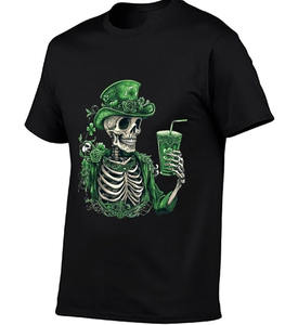 Camisetas de Punto con Cuello Redondo 100% Algodón de Alta Calidad al por Mayor 2025 para Hombre, Camisetas Informales de Verano de Manga Corta Transpirables con Logotipo Personalizado - Product Image 3