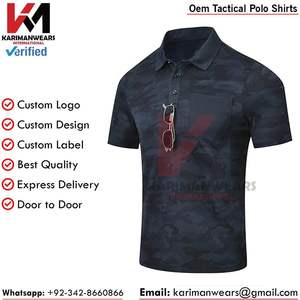 Camiseta Polo Táctica Personalizada para Equipos de Paintball, Panel de Malla Transpirable, Tejido de Secado Rápido, Fabricante Mayorista OEM ODM - Product Image 6