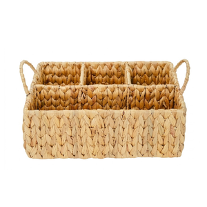 Sustainable Seagrass Tray Handwoven Storage <b>Basket</b> For Upscale Hotel Guest Amenities And <b>Bathroom</b> Essentials - Product Image 2