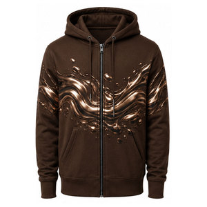 Fabricación Profesional de Sudaderas con Cremallera para Hombre, Estilo Nuevo, Personalizadas, Básicas, al por Mayor, de Alta Calidad - Product Image 1