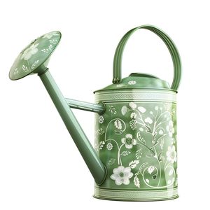 Arrosoir décoratif en métal pour jardin domestique, design élégant, matériau durable, bec long pour une arrosage précis. - Product Image 2