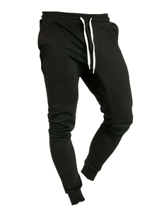 Plus Size Men's Gray Sweatpants <b>White</b> Side Stripes Drawstring Waist Casual <b>Joggers</b> light weight Breathable Eco-Friendly Knitted - Product Image 2