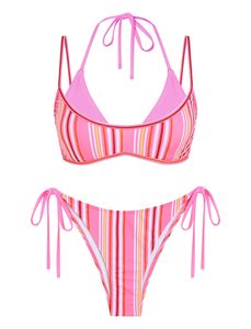 Ensemble de bikini pour femmes, été, plage, à pois, 2 pièces, commande en gros - Product Image 1