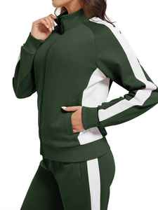 Chándal Deportivo de Alta Calidad 100% Algodón para Mujer, Chándal Holgado de Dos Piezas para Dama - Product Image 5