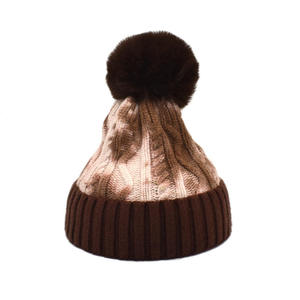 Bonnet Designer Unisexe de Haute Qualité avec Pompon, 100% Acrylique, Broderie 3D, Teinture Tie-Dye Dégradée, Tricoté Décontracté 2026 - Product Image 2