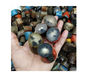 Premium Solid Natural <b>Black</b> Horn Cylinder Eco-Friendly Animal Style Handcrafted Block for Handle Craft at Cheap Price - Product Image 1