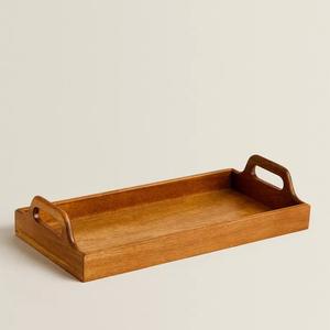 Plateau de service en bois massif de qualité supérieure pour ottoman, fournisseur en gros - Product Image 3
