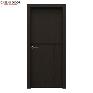 Puertas de Madera Maciza con Núcleo de Panal de Abeja de Estilo Moderno de Mediados de Siglo, Resistentes a la Humedad, con Acabado de PVC para Oficina, Superficie de Polímero, Aislamiento Acústico para Hoteles - Product Image 5