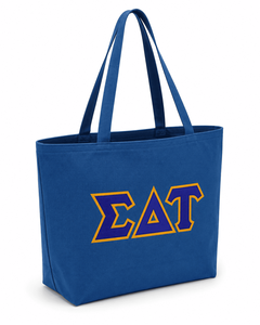 Bolsas de Lona con Letras Griegas para Hermandades, Personalizadas con Cierre de Cremallera, Opciones de Tamaño y Color Personalizadas para Mujeres y Niñas, Venta al Por Mayor - Product Image 1