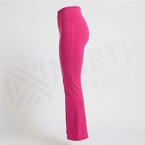 High Waist Seamless Yoga Leggings <b>Tummy</b> <b>Control</b> Slimming Flare Sports Gym Pants Activewear Fitness For Women Workouts - Product Image 3