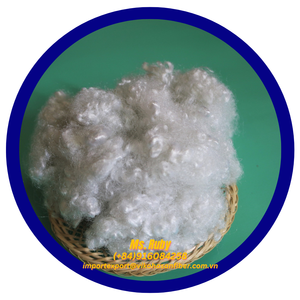 Prix usine – Fibre de polyester vierge blanche 15D HC écologique, fibres creuses conjuguées 3D/7D pour jouets en peluche et oreillers, recyclée (type béton) - Product Image 2
