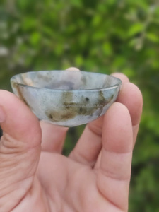 Natural Labradorite Reiki <b>Crystal</b> Bowl 50-55mm Carved Gemstone Stone for Altar Meditation Home Decor Wholesale Meditation Supply - Product Image 3