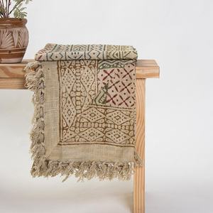 Block Printed Handmade Premium and Soft Cotton <b>Throw</b> Eco-Friendly Lightweight Traditional Sofa <b>Throws</b> for Decorative - Product Image 1