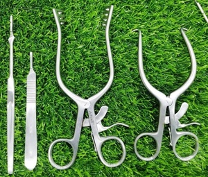 Premium Quality Surgical instruments 20 Pcs Extended Hand <b>Plastic</b> Reconstruction Surgery & Veterinary Instruments Set By Tegra - Product Image 5