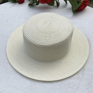 Sombrero de lona blanco de ala ancha para exteriores, unisex, protección solar para la playa, informal, para las cuatro estaciones, 56-58 cm - Product Image 1