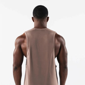 Camiseta sin Mangas Transpirable para Hombre, Material de Algodón, Secado Rápido, Ropa Deportiva para Gimnasio, Fitness, Ecológica, Diseño Activo - Product Image 4