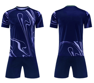 Men's Black Sublimated Soccer Jersey Set Short Sleeve Moisture Wicking Breathable Athletic Fit Customizable All Seasons 100% - Product Image 6