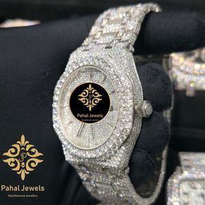 นาฬิกาเพชรหรู Pahal Jewels ตัวเรือนสแตนเลสทรงกลม 36 มม. ระบบอนาล็อก ควอตซ์ แฟชั่นสำหรับทุกเพศ - Product Image 2