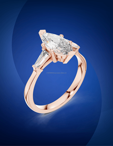 Bague de promesse simple Sassy Couture 14K pour petite amie en argent sterling gravé sur mesure - Product Image 1