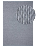 Handgefertigter Baumwoll-Durrie-Teppich Blau Handgewebter Flachwebteppich Niedrigflorig Dünn Moderner Indischer Dhurrie-Teppich für Wohnzimmer Schlafzimmer Boden