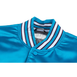 High Quality Men's Satin Varsity <b>Jacket</b> New Design <b>Winter</b> <b>Jacket</b> with Custom Embroidery Hot Sale Wholesale Cheap Price OEM - Product Image 4