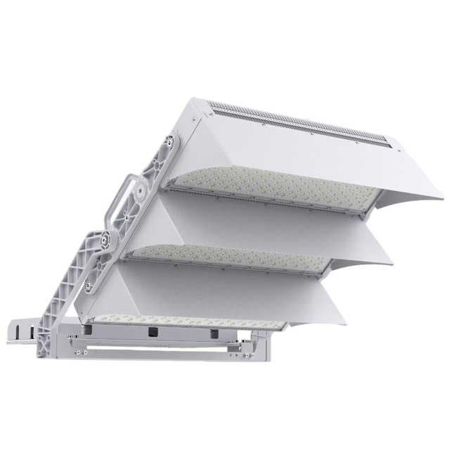 LED Anti-glare Floodlights for Stadiums, High-pole Lights for Outdoor Use, Anti-glare High-power Lights for Engineering and Road