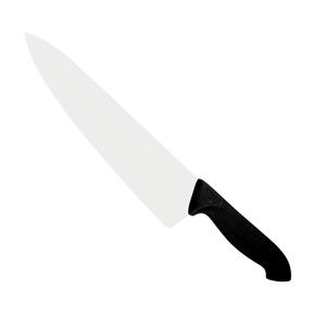 Couteaux de chef haut de gamme avec manche antidérapant texturé noir et lame large pour la cuisine professionnelle et la préparation des repas - Product Image 3