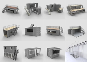 Vente en gros de conteneurs sanitaires modulaires préfabriqués portables d'extérieur, de haute qualité, personnalisables et économiques, pour salles de douche et toilettes mobiles - Product Image 6