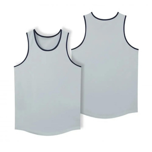 Custom Print <b>Men's</b> Quick Dry Fitness Sleeveless Top 100% Polyester Quick Dry Basketball Sleeves Training <b>Singlet</b> Tank Tops - Product Image 2