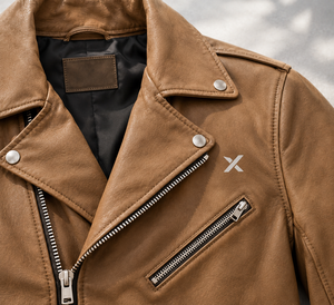 Blouson de motard en cuir |   Noir Bourgogne Gris Brun |   Fabricant OEM ODM |   Conception de qualité supérieure | - Product Image 5