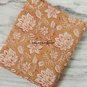 Block Print Cotton Cambric 60X60 Running Fabric Traditional Jaipuri Print Cotton Fabric - Product Image 3