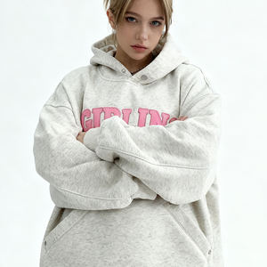 Sudadera con capucha y cremallera para hombre y mujer, 300 GSM 450 GSM, suave, de manga larga, para deportes, descanso, exterior, cálida, informal - Product Image 4