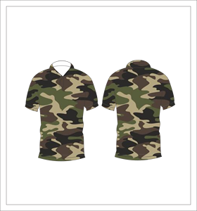 Camiseta Polo de Camuflaje Verde, Manga Corta, Personalizada, Deportiva, Informal, Transpirable, Unisex, Ropa de Verano para Exteriores, OEM, ODM - Product Image 4