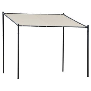 Gazebo da Esterno Impermeabile 10x9.5 Beige con Telaio in Acciaio e Pali in Alluminio, Portatile per Cortile o Parco - Product Image 1