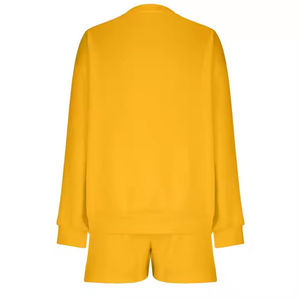 Women's Two-Piece Top Quality <b>Twin</b> <b>Sets</b> Cotton Men's Full Sleeve Sweatshirt Short And T-Shirt <b>Sets</b> With Customizable Fabric - Product Image 6