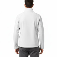 Veste softshell d'hiver moderne à capuche, fermeture éclair sur le devant, résistante au vent, respirante, légère, pour le travail en plein air, la randonnée, la marche, décontractée