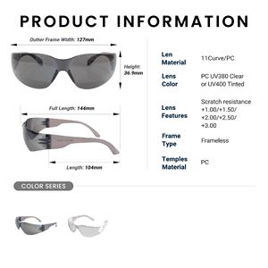 Gafas de seguridad de plástico para laboratorio - Product Image 2