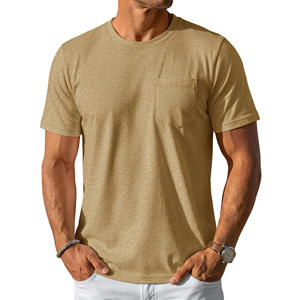 Camisetas Premium para Hombre, 100% Algodón Orgánico, con Logotipo Bordado, para Exteriores, Personalizables, Blancas Lisas, Tejidas - Product Image 1