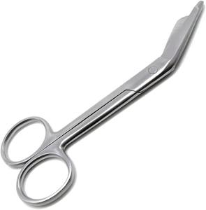 Tijeras para Vendajes Lister de Acero Inoxidable de Alta Calidad HERMANN MEDITECH, Manuales, TC 114 mm, Instrumento de Corte Médico para Uso Hospitalario - Product Image 2