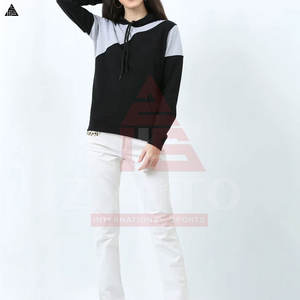 Sweat-shirts de haute qualité pour femme, coupe ample, en coton mélangé, anti-rides et respirants. - Product Image 4