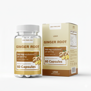 Direct Factory Supply Hot Selling Ginger Root Extract Capsules Herbal <b>Supplement</b> OEM Private Label Manufacturer Bulk - Product Image 2