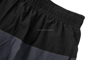 Chándal de calle con cremallera para hombre, chándal de nailon, poliéster, impermeable, ligero, pantalones cortos de malla, para Fitness Joggers, Atlético - Product Image 6